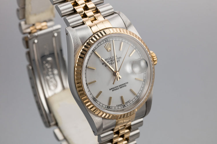 1989 Rolex Two-Tone DateJust 16233 White Dial with Box and Papers