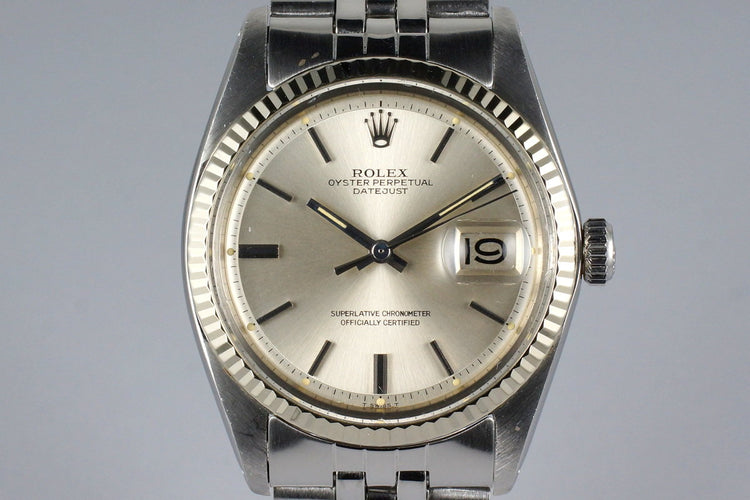 1972 Rolex Datejust 1601 Silver Dial