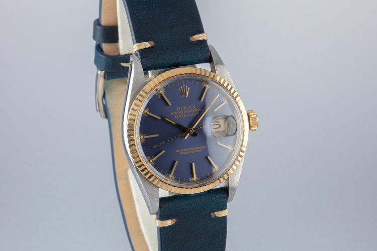 1984 Rolex Two-Tone DateJust 16013 Blue Dial