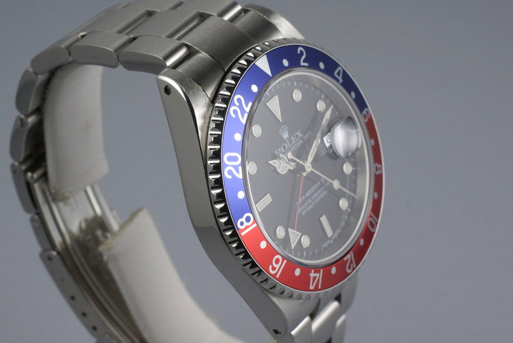 2000 Rolex GMT II 16710 with Box and Papers
