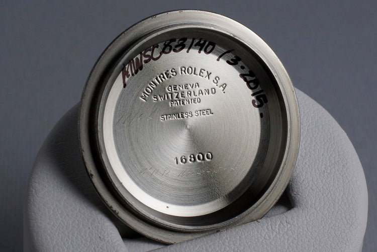 1981 Rolex Submariner 16800