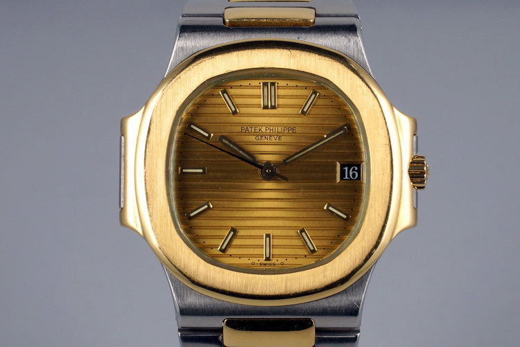 Vintage Patek Philippe Two Tone Nautilus 3800
