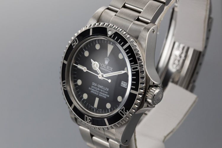 1979 Rolex Sea-Dweller 1665 with Rail Dial