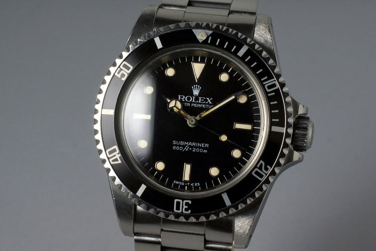 1985 Rolex Submariner 5513 Spider Dial