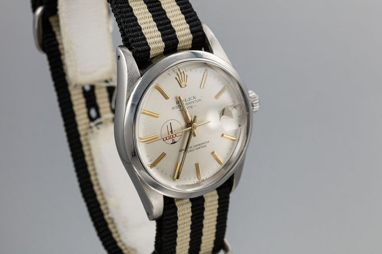 1981 Rolex Date 15000 "Adwoc" Silver Dial