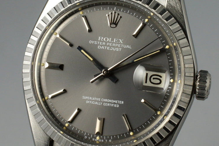 1972 Rolex DateJust 1603 Gray Sigma Dial
