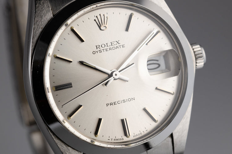 1984 Rolex OysterDate Precision 6694 Manual Wind
