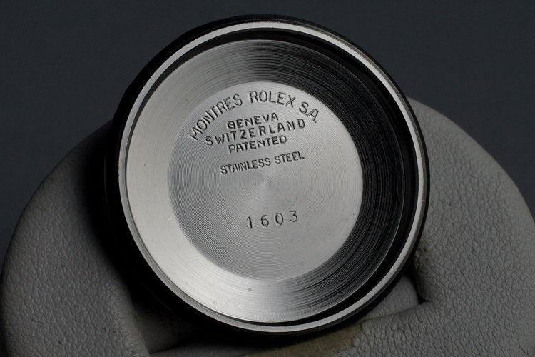 1972 Rolex DateJust 1603 Silver Sigma Dial