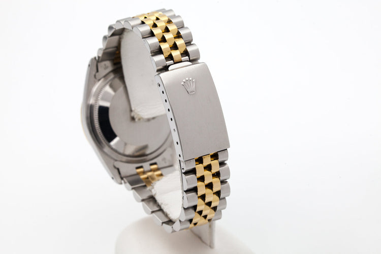 1991 Rolex Two Tone DateJust 16233 Gold Dial With Box and Papers