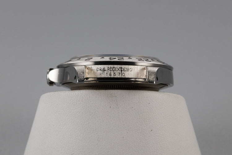 2000 Rolex Explorer II 16570 Black Dial with Box and Papers