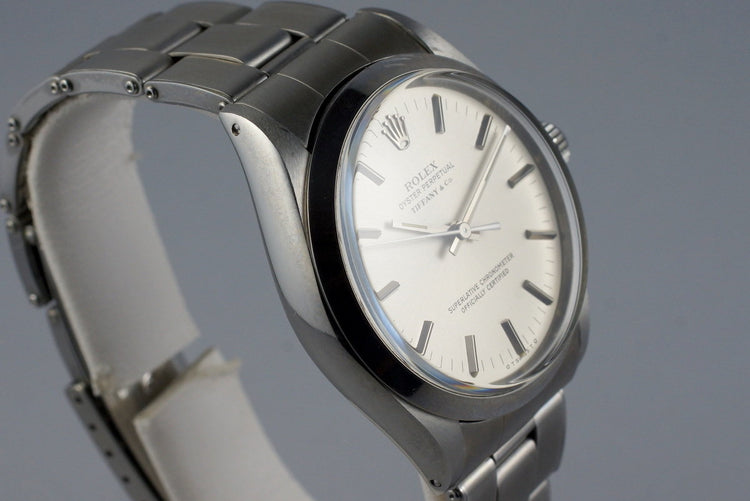 1972 Rolex Oyster Perpetual 1002 Tiffany & Co. Dial