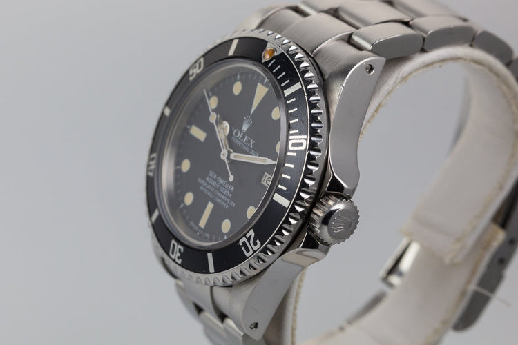 1982 Rolex Sea-Dweller 16660 Matte Dial