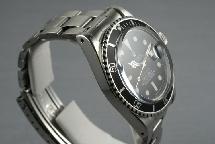 1972 Rolex Red Submariner 1680 with Mark VI Dial