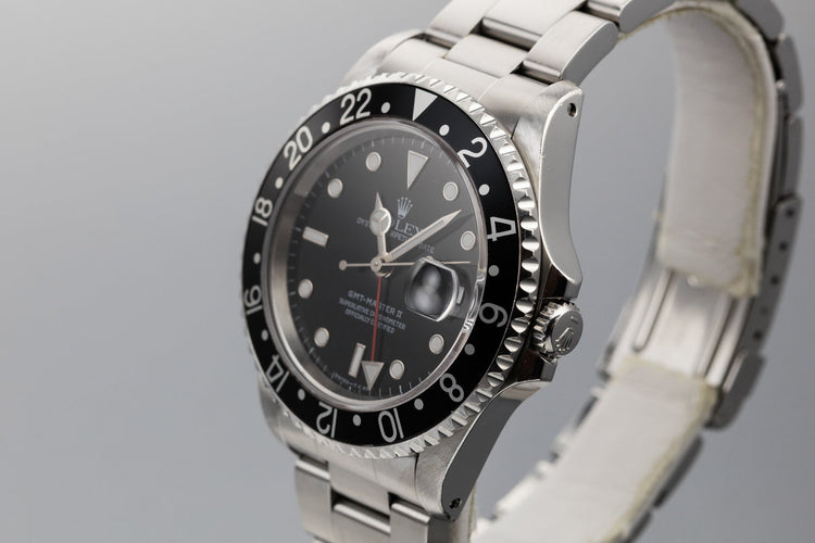 1995 Rolex GMT-Master II 16710 with Black Bezel Insert