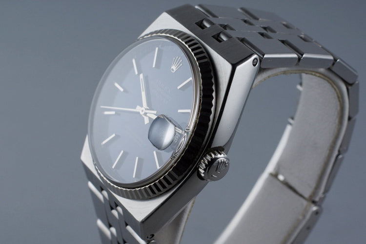 1991 Rolex OysterQuartz Datejust 17014 with Box and Papers