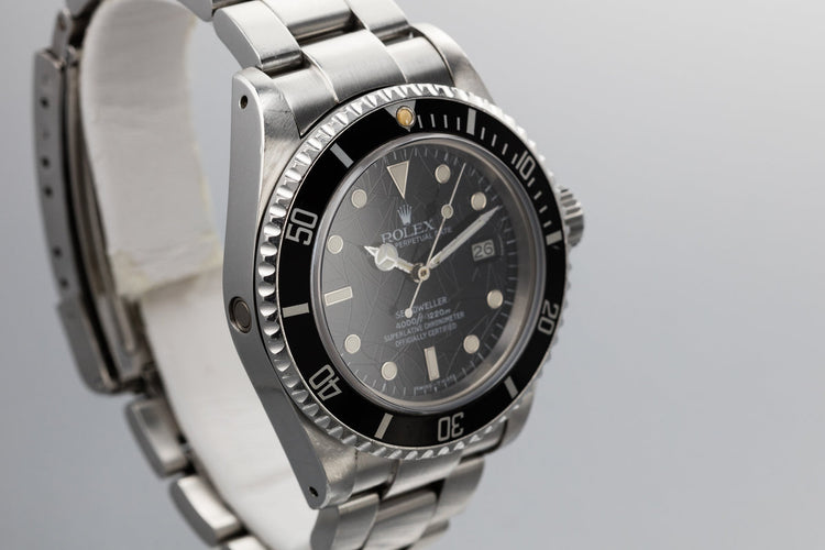 1984 Rolex Sea-Dweller 16660 with Spider Cracked Dial