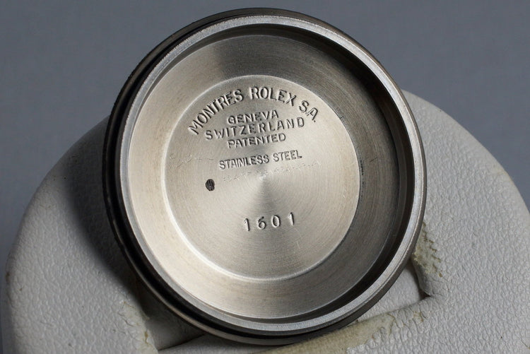 1972 Rolex Datejust 1601 Silver Sigma Dial