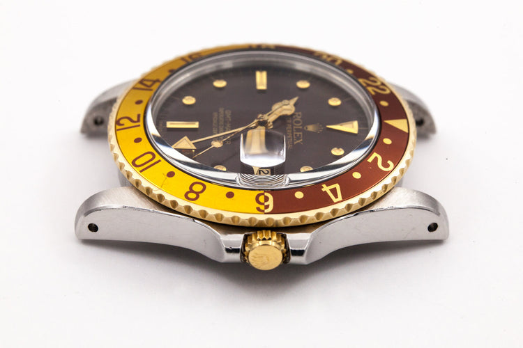 1981 Rolex Two Tone GMT 16753 Root Beer Dial