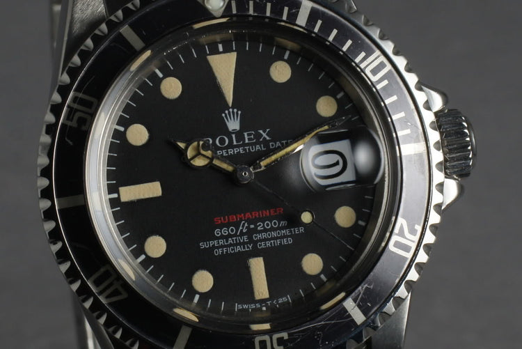 1971 Rolex Red Submariner 1680 Mark IV with current RSC papers