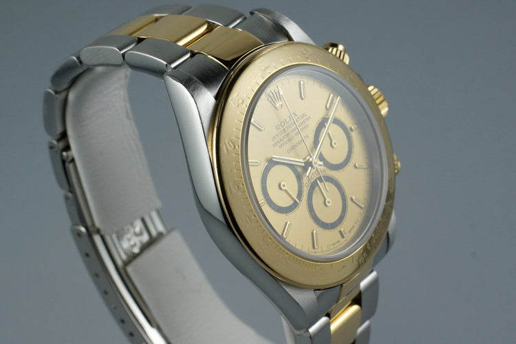 1989 Rolex Two Tone Zenith Daytona 16523 with RSC Papers