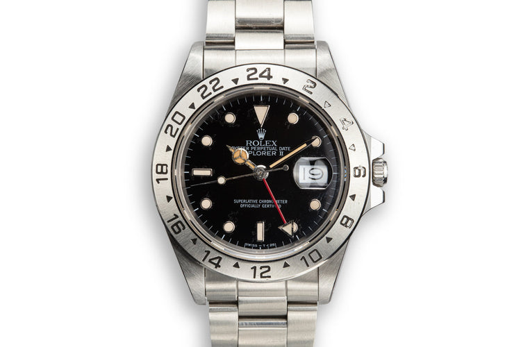 1987 Rolex Explorer II 16550 Black Dial