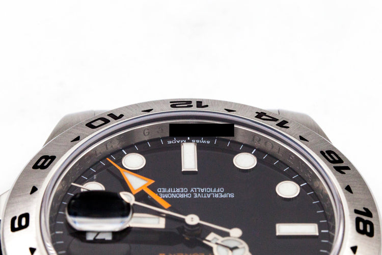 2010 Rolex Explorer II 216570 Black Dial with Box and Papers