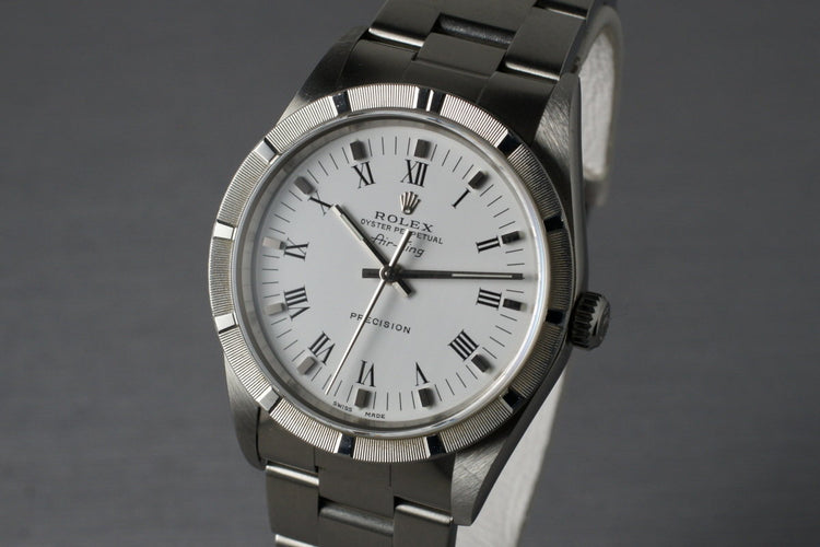 2002 Rolex Air King 14010M with White Roman Dial