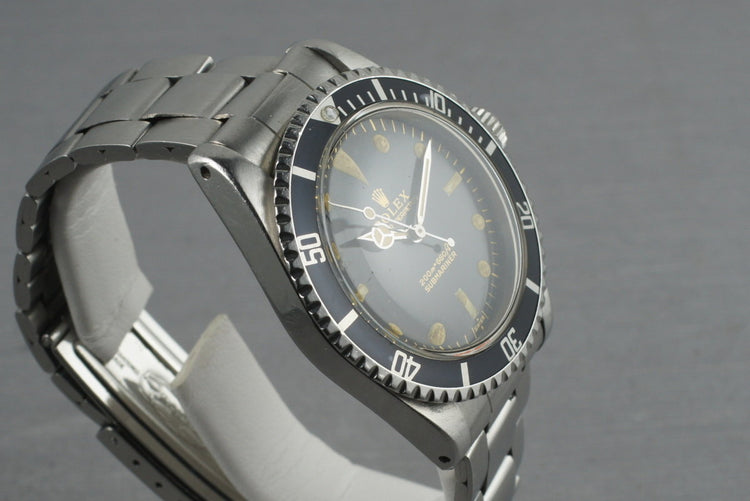 Rolex Submariner 5513 Early PCG SWISS only dial