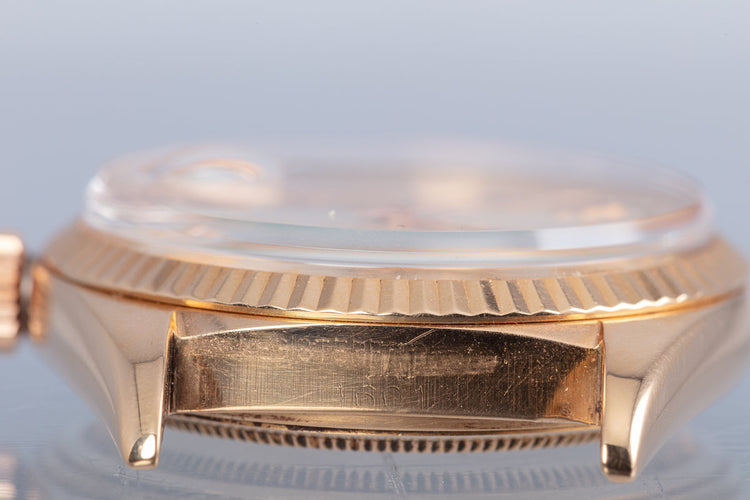 1966 Vintage Rolex 18K Rose Gold DateJust 1601