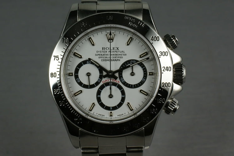 Rolex SS Zenith Daytona 16520 inverted 6 dial