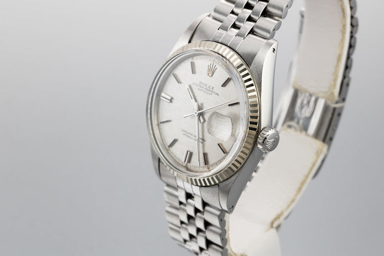 1970 Rolex DateJust 1601 with Silver Linen Dial