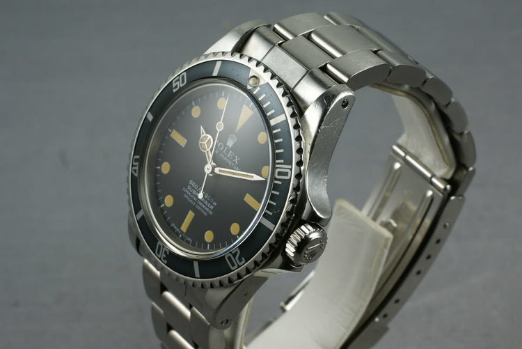Rolex Submariner 5512 Unpolished with original sales receipt