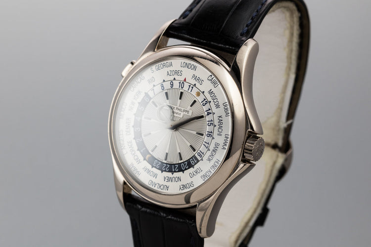 Patek Philippe 18K WG World Time 5130G-001 with Box and Papers