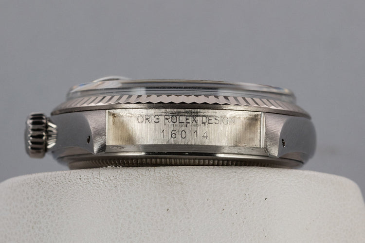 1984 Rolex DateJust 16014 Silver Linen Dial