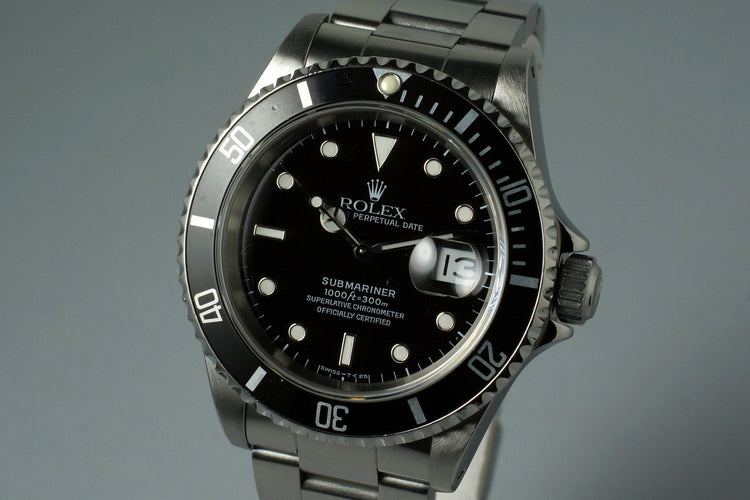 1995 Rolex Submariner 16610