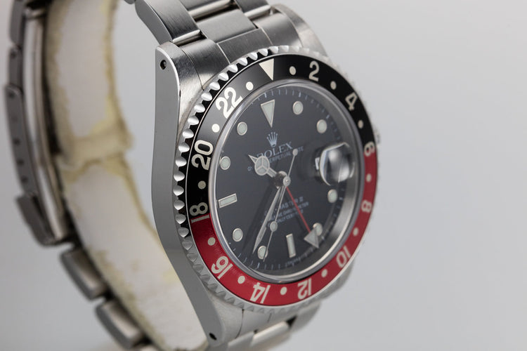 1998 Rolex GMT-Master II 16710 with "Coke Bezel Insert
