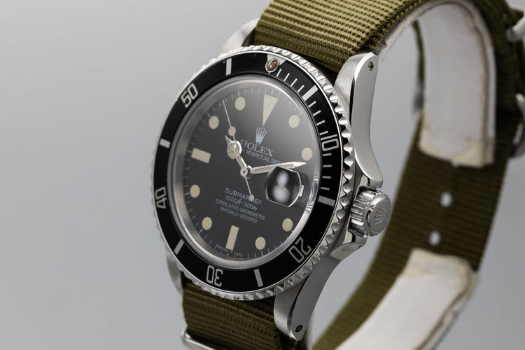 1982 Rolex Submariner 16800 Matte Dial