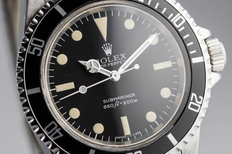 1979 Rolex 5513 with MK III Maxi Dial and Box and Purchase Papers