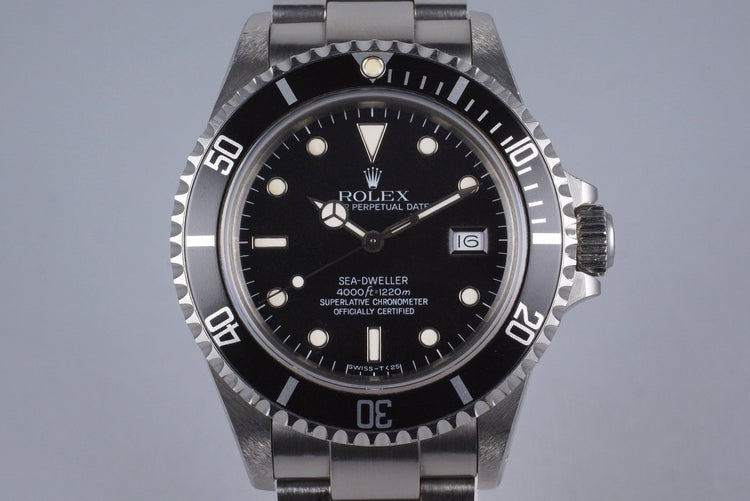 1986 Rolex Sea Dweller 16660 with Box and Papers