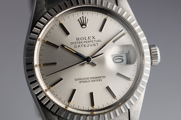 1986 Rolex DateJust 16030 Silver Dial