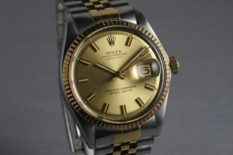 1971 Rolex Two Tone DateJust 1601 ‘Wide Boy’ Dial