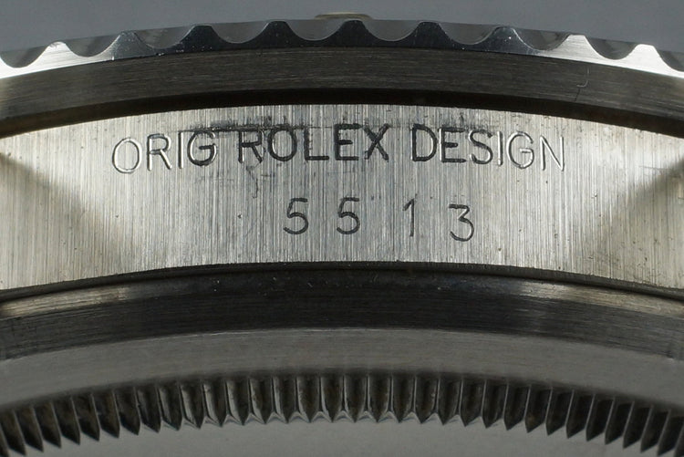 1988 Rolex Submariner 5513 with Japanese Rolex Service Papers