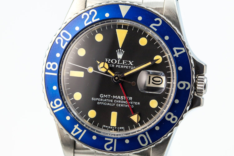 1978 Rolex GMT 1675 Blueberry
