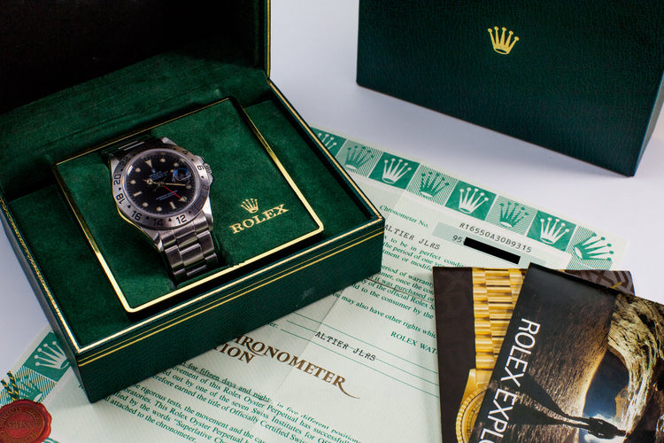 1987 Rolex Explorer II ‘Spider’ Dial 16550 with Box and Papers "Rail Dial"