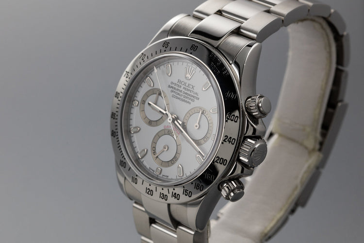 2003 Rolex Daytona 116520 White Dial