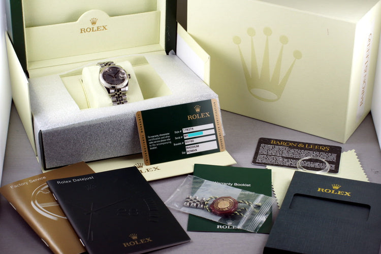 2007 Rolex MidSize Datejust 178274 with Box and Papers