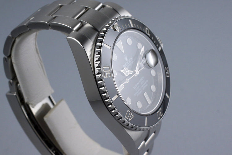 2012 Rolex Ceramic Submariner 116610 with Box and Papers