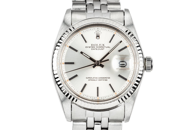 Rolex DateJust 1601 Silver Sigma Dial