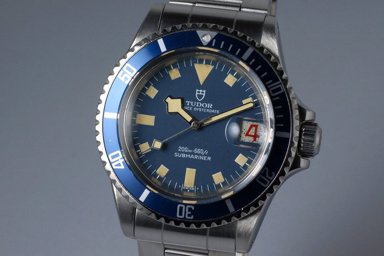 1970 Tudor Submariner 7021/0 Blue Snowflake with Papers