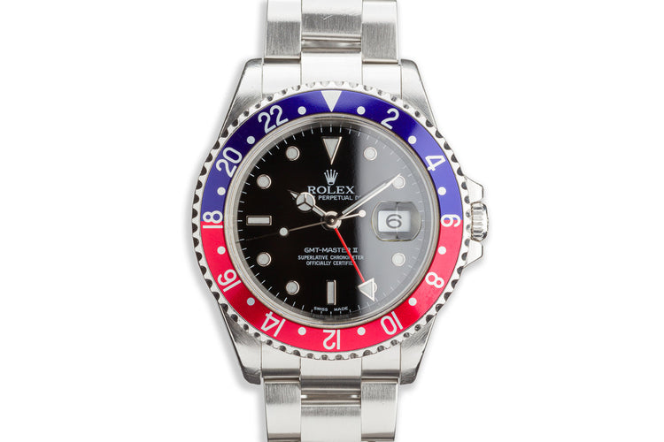 2000 Rolex GMT-Master II 16710 "Pepsi" Bezel